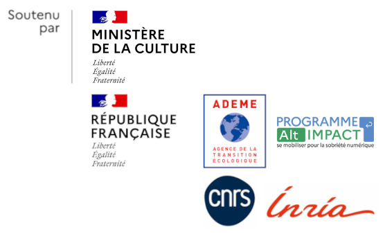 Soutenu par le Service Numérique du Ministère de la Culture et l'ADEME, programme ALT IMPACT